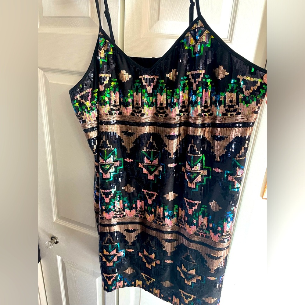 TORRID SIZE 5 SEQUIN MINI BODYCON DRESS